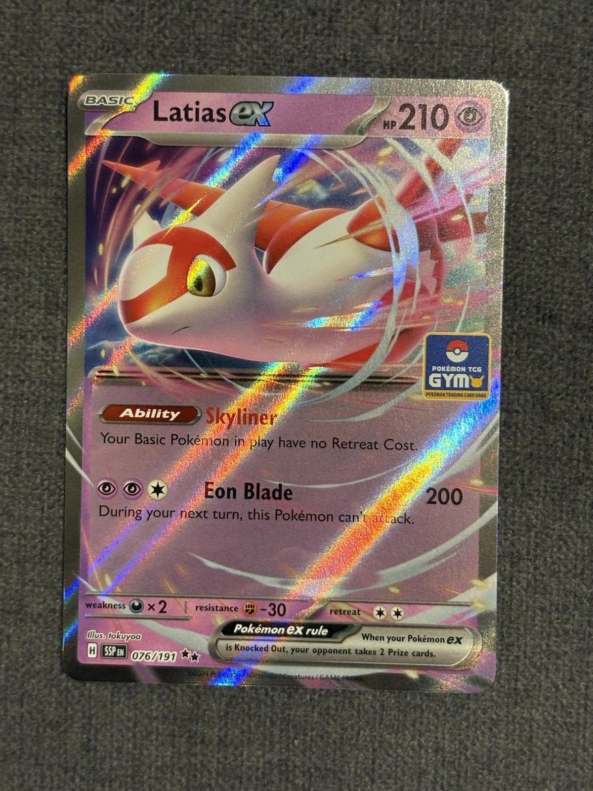 Surging Sparks Latias Ex [Gym-Stamped] Pokémon card